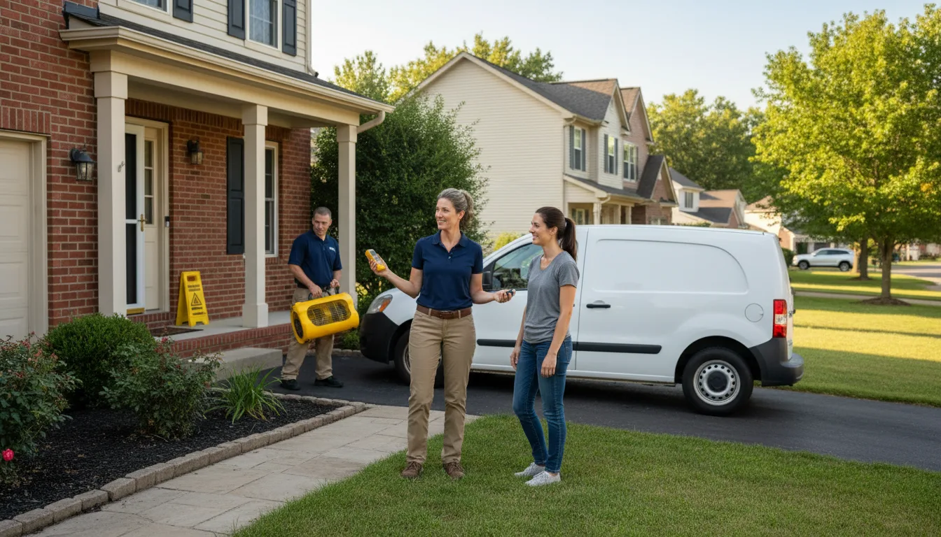 Water restoration image for Flood Water Cleanup, Removal And Restoration Services in Neavitt, MD